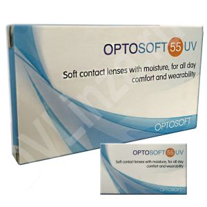 Optosoft 55 UV (Аналог Biomedics 55 Evolution)(ПОДАРОК Раствор Opti-Free Pure Moist 120ml)