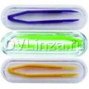 Пинцет для МКЛ 8 см в футляре большой цветной